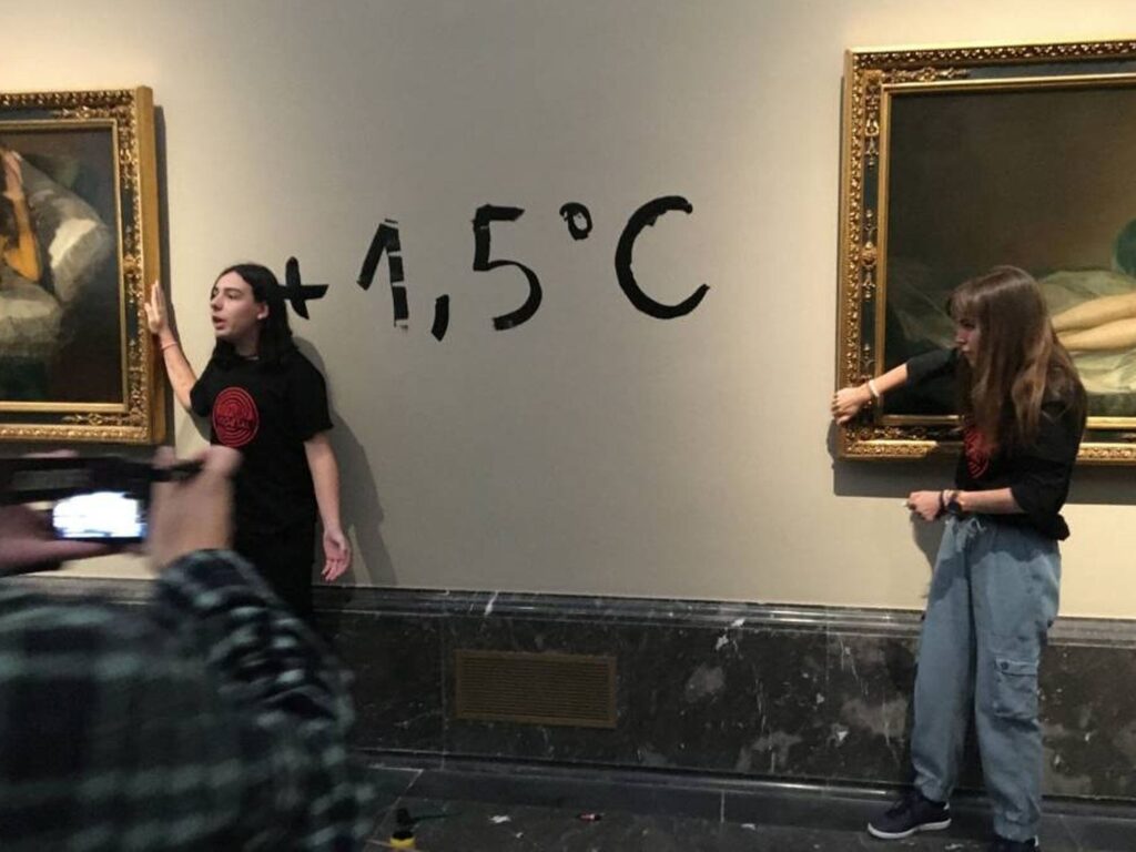 Ataque a Las Majas de Goya
