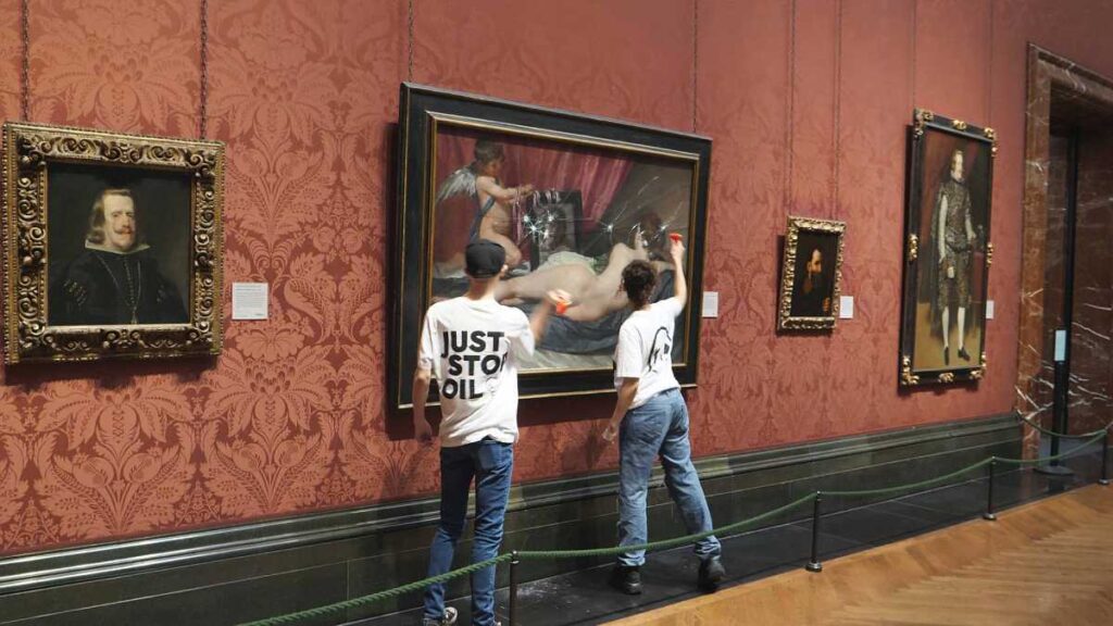 Ataque a La Venus del Espejo de Velázquez