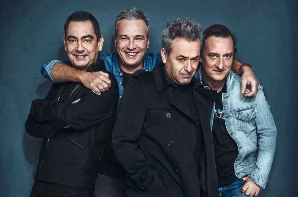 Fotografía de Los Hombres G en la actualidad