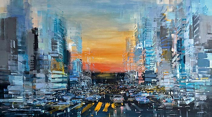 cuadro realizado por el pintor Carlos Azañedo